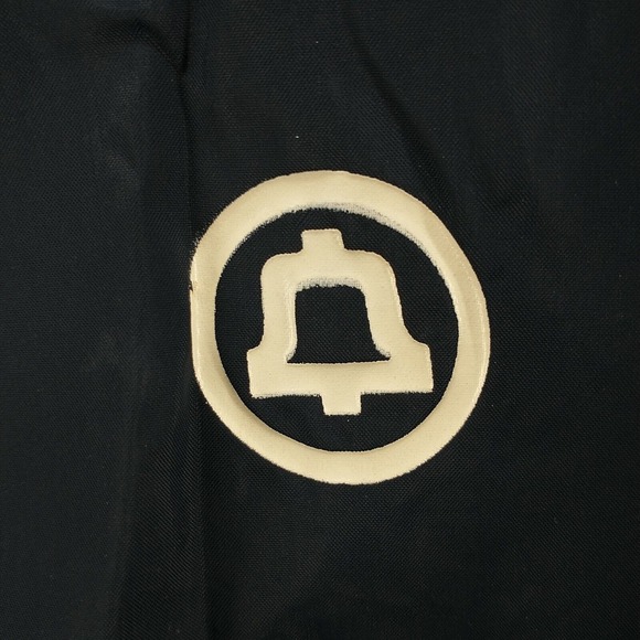 Velva Sheen Bell Telephone Men's Jacket Blue Medium Lined Snap Closure Vintage - Picture 3 of 16